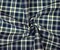 Blue-Ivory-Multi Polyester Plaid Woven Shirting Fabric By the Yard